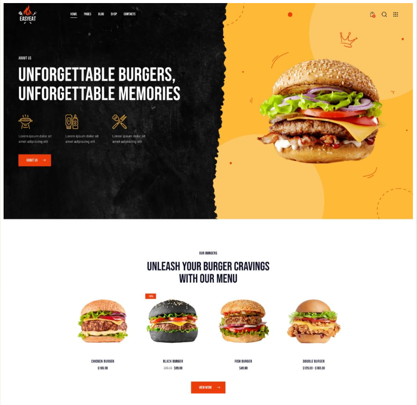 Template Fast Food
