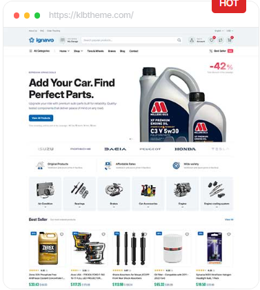 Template Garage Automobile