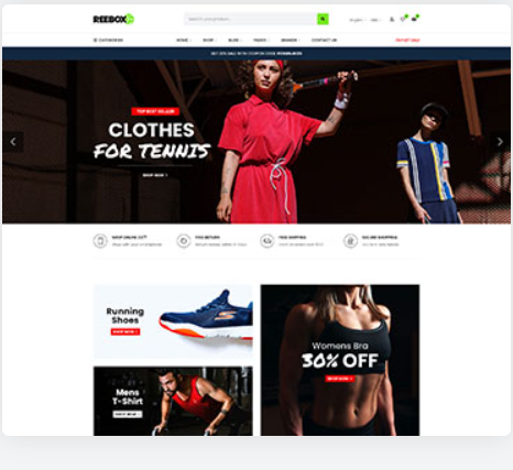 Template Boutique Athlète